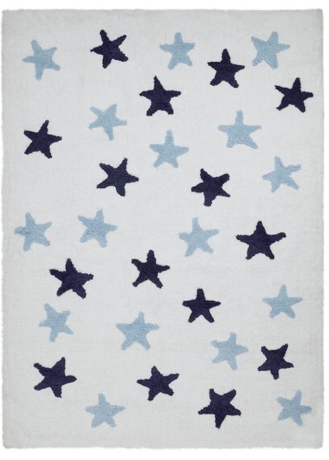 LORENA CANALS ΧΑΛΙ - Stars Messy White-Blue